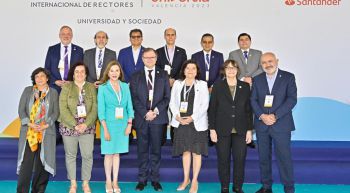 Rector se reunió con sus pares de las universidades de Valencia y de Sevilla