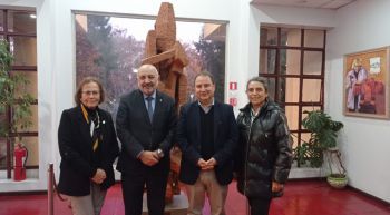 Autoridades UBB y diputado Frank Sauerbaum dialogan sobre desafíos de la educación superior regional