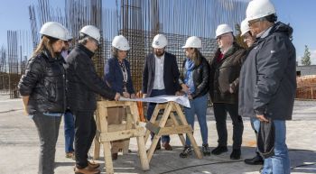 Centro de Simulación UBB y Escuela de Medicina alcanzan un 15% de avance