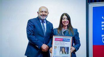 Dra. Marcela Vidal recibe el premio “Mujer Protagonista” otorgado por Diario Crónica Chillán
