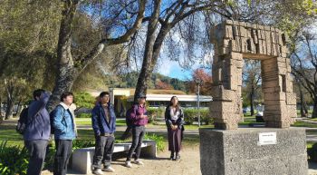 Universidad del Bío-Bío guio recorridos por el Parque de las Esculturas en sus dos sedes