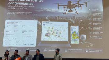 Proyecto FONDEF UBB desarrolla sistema basado en drones e inteligencia artificial para apoyar el monitoreo de la calidad del aire