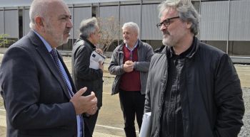 Artista visual Fernando Prats conoció patrimonio cultural y nuevos espacios de la UBB en Ñuble